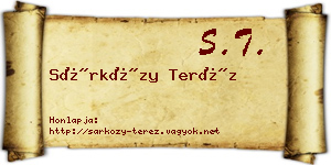 Sárközy Teréz névjegykártya